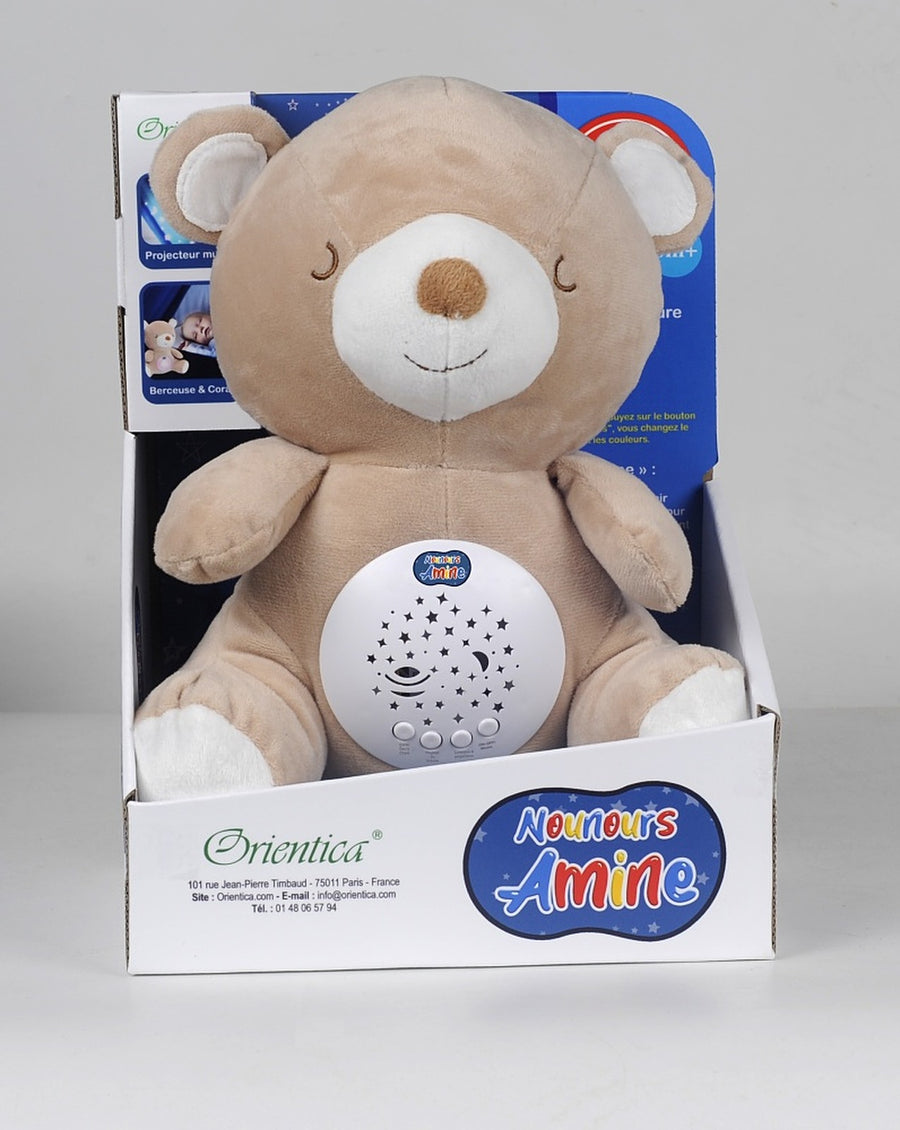 Nounours Amine : Doudou Ourson Et Veilleuse Coranique