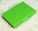 Le Coran Arc-en-ciel version arabe (Lecture Hafs) - Couverture couleur Vert clair de luxe