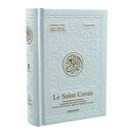 Le Saint Coran Hafs Avec Grands Caractères - Blanc Doré 13,5x18cm