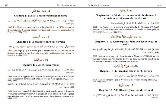 L'Abrégé du Sahîh Al-Bukhârî Bilingue Arabe/Français (At-Tajrîd As-Sarîh)