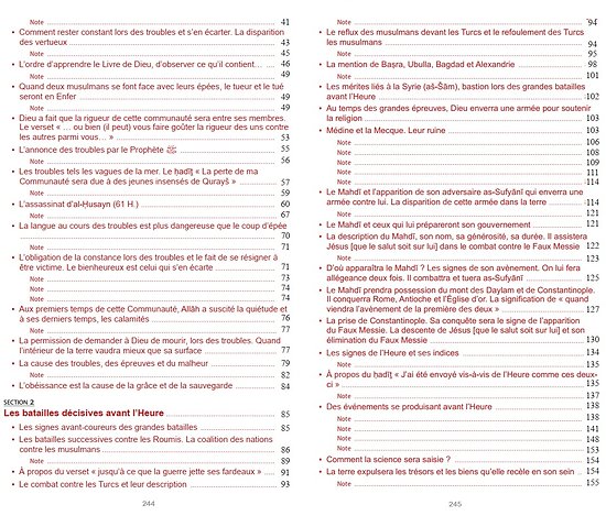 Les Signes de la Fin du Monde - Signes Mineurs et Majeurs de l'Heure