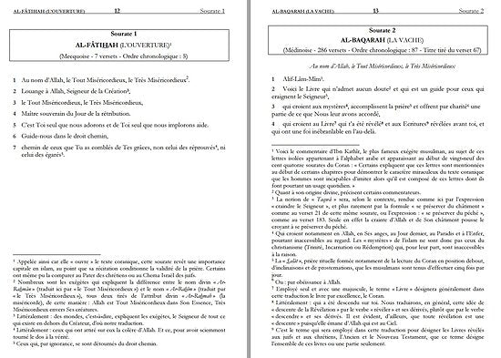 Le Coran - Traduction Du Sens De Ses Versets D'après Les Exégèses De Référence - Blanc Doré