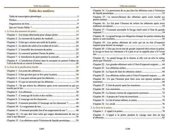 Al-Muwatta' De L'imâm Mâlik Ibn Anas Bilingue Français-Arabe
