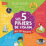 Les cinq (5) piliers de l'islam : Jeu de société musulman pour toute la famille à partir de 8 ans
