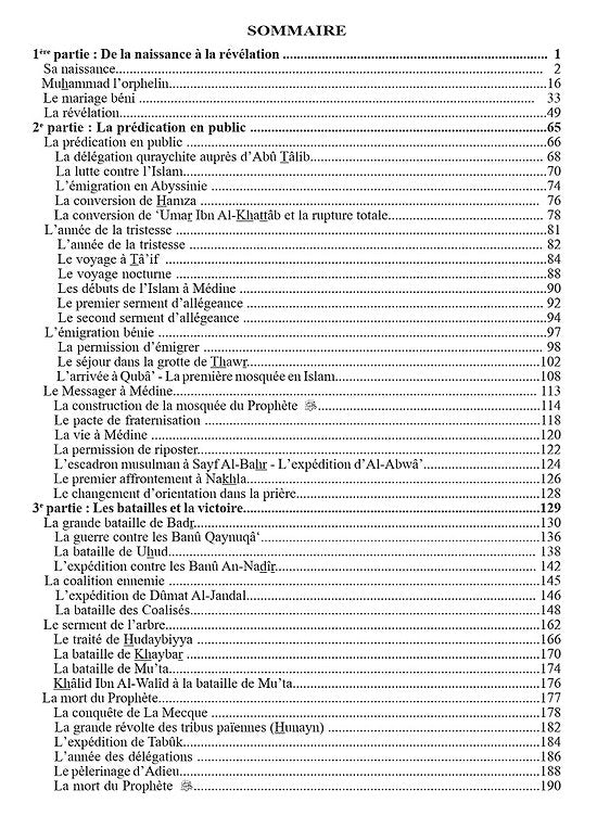 La vie du Prophète Muhammad
